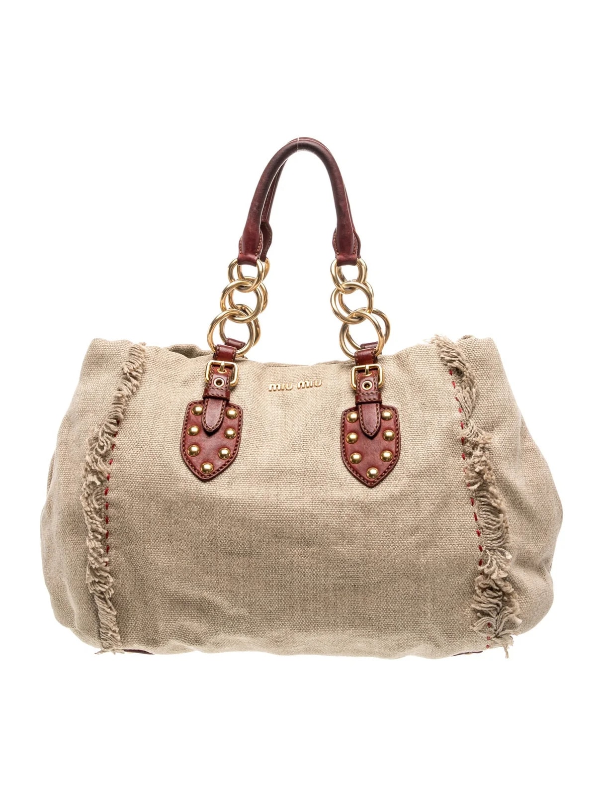 Miu Miu — Jute — Handbag — resale