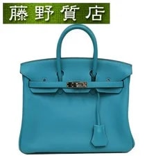 Hermès — Hermes Birkin 25 Tone Hardware □R Engraved 2014 FUJI-0 — Handbag — resale