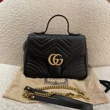Gucci — Gucci GG Marmont Small Top Handle ' - Excellent — Handbag — resale