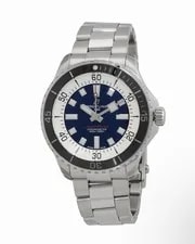 Breitling — Breitling SuperOcean Blue Dial Stainless Steel Unworn Box & Papers — Watch — resale
