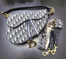 Dior — Dior Saddle Medium With Studded Strap — Handbag — resale