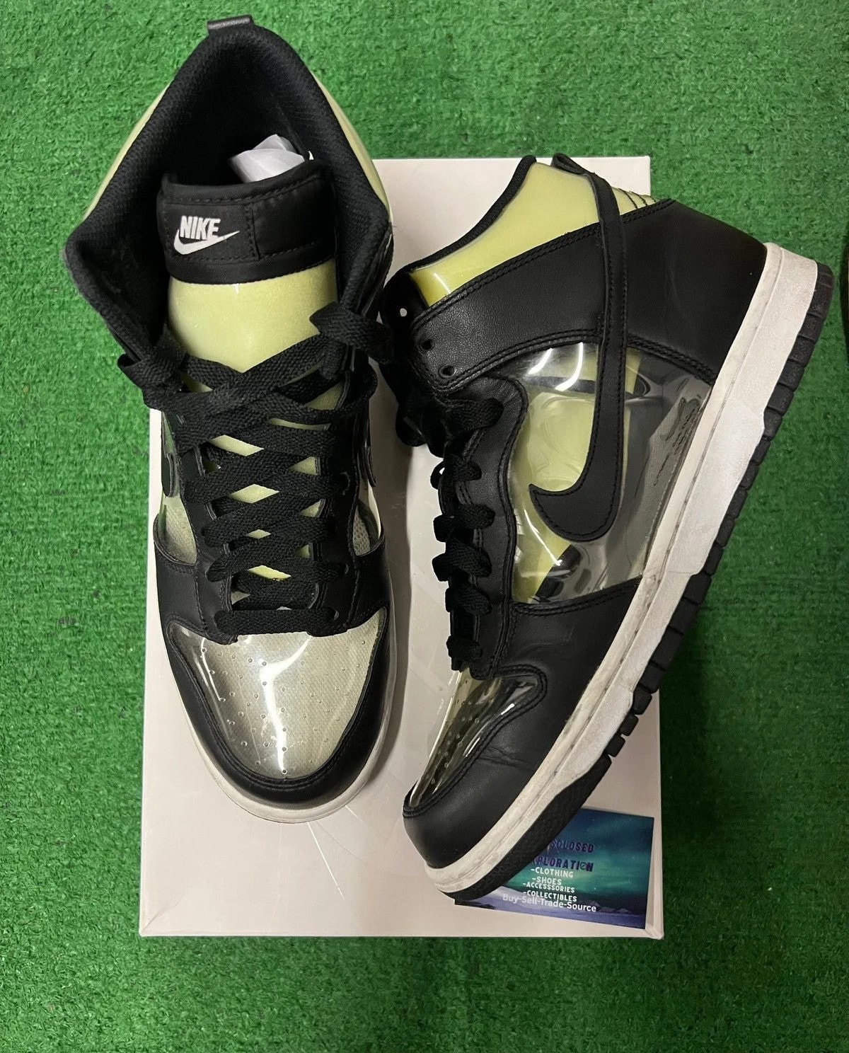 Nike x Comme Des Garçons — Nike X Comme des Garçons Clear Dunk High — Sneaker — resale