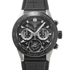 TAG Heuer — Tag Heuer Carrera CalibreHeuer 02T Chronograph Tourbillon #W1648 — Watch — resale