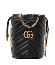Gucci — Gucci GG Marmont Matelasse Bucket Mini . ! — Handbag — resale