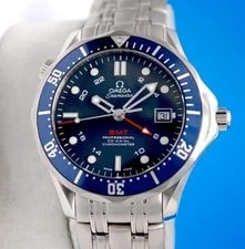 Omega — Omega Seamaster GMT 300M Co-Axial Chronometer - Blue Dial - 2535.80 — Watch — resale