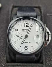 Panerai — Panerai 49 Luminor Marina 40 Mm White Dial Custom DLC PAM00049 PAM 00049 PAM49 — Watch — resale