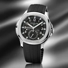 Patek Philippe — Patek Philippe 5164A-001 Aquanaut Travel Time Black Tropical Dial Stainless — Watch — resale