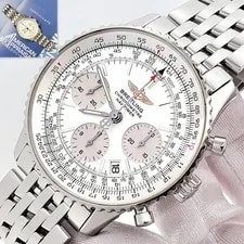 Breitling — Breitling Navitimer Chronograph 42mm Silver Dial Automatic Steel A23322 — Watch — resale