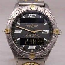 Breitling — Breitling Aerospace 40mm Titanium Ana-Digi W UTC Box F65062 — Watch — resale