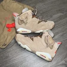 Jordan — Size 10.5 - Jordan 6 Retro X British — Sneaker — resale