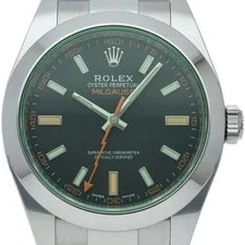 Rolex — Rolex Milgauss Green Sapphire Current Warranty 116400GV (Runtime) Stai... — Watch — resale