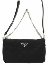 Prada — Prada Quilted 2-Way Chain #T449 — Handbag — resale