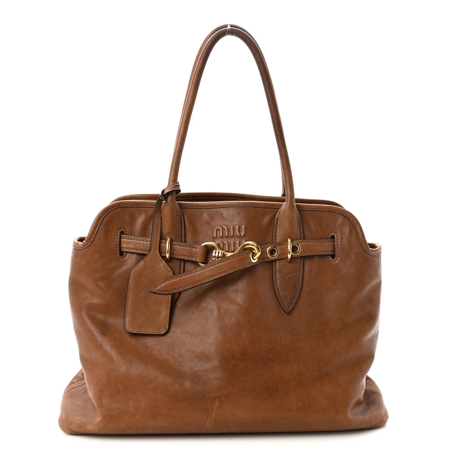 Miu Miu — Aviator Medium Aventure Rovere — Handbag — resale