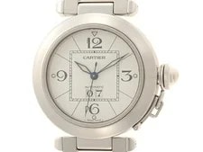 Cartier — Cartier Pasha C Big Date W31055M7 Stainless Steel 35mm White Dial #DW1534 — Watch — resale