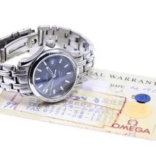 Omega — Omega Seamaster 120 2571.81 29mm SS Navy Dial Quartz Date #C1909 — Watch — resale