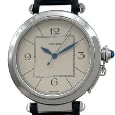 Cartier — Cartier Pasha 42mm W3107255 Ivory Stainless Steel Automatic #OK1284 — Watch — resale
