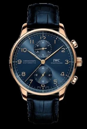 Worldofluxuryus — IWC Portuguese Chronograph Boutique Edition 18K Rose Gold ’s — Watch — resale