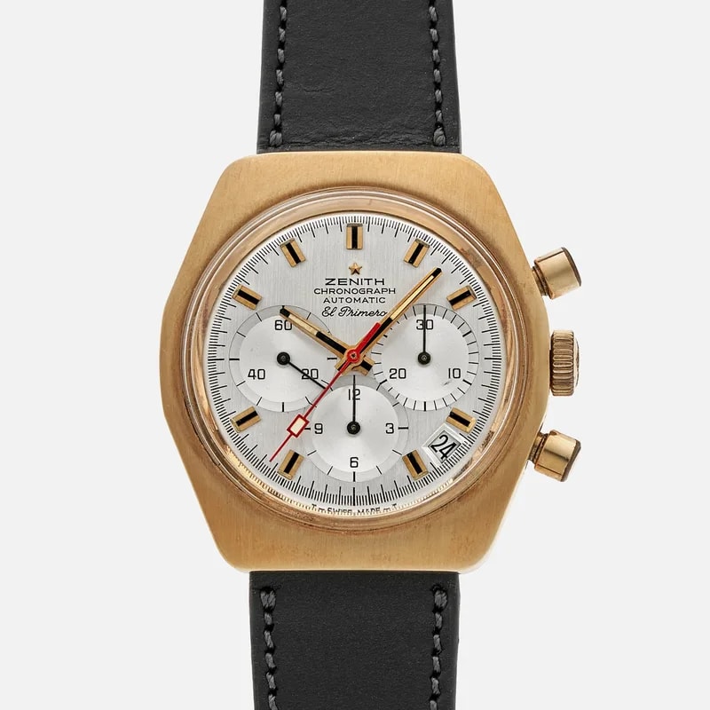 Zenith — 1970s Zenith El Primero Ref. G7810 in 18k Yellow Gold — Watch — resale