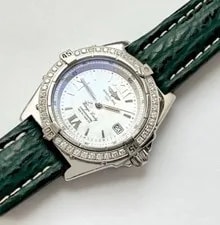 Breitling — Breitling Wind Lady 31mm Mother of Pearl Dial - Factory Diamonds Bezel - Steel — Watch — resale