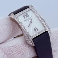Patek Philippe — Patek Philippe Gondolo 4972G-001 MOP Diamonds 18k White Gold Box 2025 Service — Watch — resale