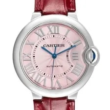 Cartier — Cartier Ballon Bleu Pink Dial Steel WSBB0007 — Watch — resale