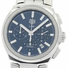 TAG Heuer — TAG Heuer Link CBC2112 Automatic 41mm Box Papers Blue Chronograph — Watch — resale