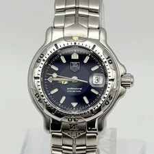 Only — Excellent Only. WH1315-K1 Professional Navy Battery TAG Heuer Date Quartz — Watch — resale