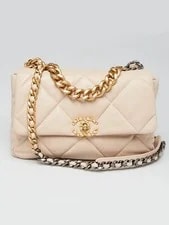 Chanel — Chanel Light Quilted Large 19 Flap — Handbag — resale
