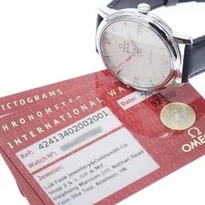 Omega — Omega DE Ville Prestige Co-axial 424.13.40.20.02.001 40mm SS Silver #C7171 — Watch — resale