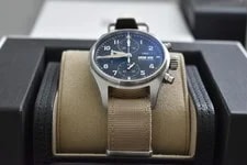 IWC — IWC Pilot's Chronograph Spitfire Ref. IW387901, Original Box and Books — Watch — resale