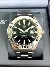 TAG Heuer — TAG Heuer Aquaracer Caliber 5 300M Waterproof Black Dial SS Automatic Date — Watch — resale