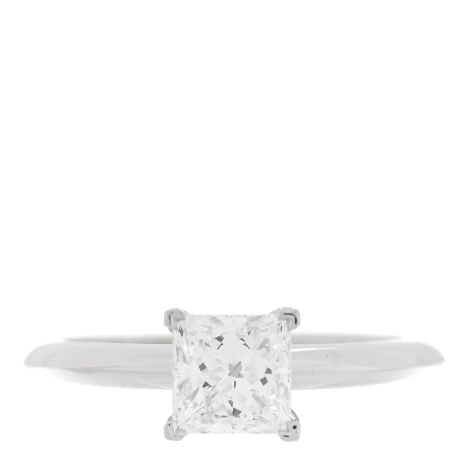 Tiffany & Co. — 1.04ct Princess Solitaire Engagement 52 6 — Jewelry — resale