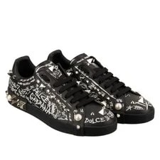 Dolce & Gabbana — Dolce & Gabbana DG Logo Graffiti Shoes 44 UK 10 US 11 — Sneaker — resale