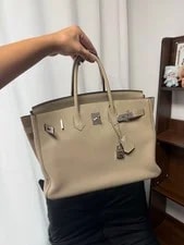 Hermès — Hermes Birkin 35 Tourterelle Hardware Auth — Handbag — resale