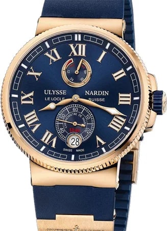 Worldofluxuryus — Ulysse Nardin Maxi Marine Chronometer 18K Rose Gold 1186-126-3/43 — Watch — resale