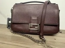Fendi — Fendi Micro Double Baguette Vitello Dolce Elaphe Quiet — Handbag — resale