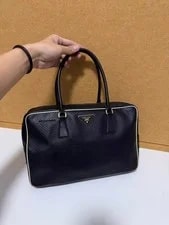 Prada — Prada Boston Perforated — Handbag — resale