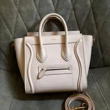 Celine — Celine : Luggage W20H21D9cm W/strap; — Handbag — resale