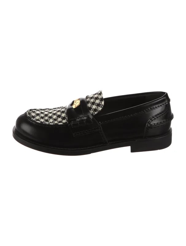 Miu Miu — Houndstooth Print — Designer Shoe — resale