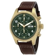 IWC — IWC Pilot Spitfire Chronograph Automatic Green Dial IW387902 — Watch — resale