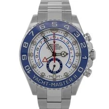 Rolex — 2020 Papers Rolex Yacht-Master II White Steel 44mm 116680 BOX — Watch — resale