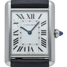 Cartier — Cartier Tank Must LM WSTA0059 Stainless Steel 25.5mm Silver Dial Solar #LPW647 — Watch — resale