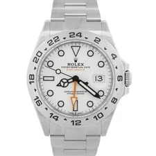 Rolex — 2022 Papers Rolex Explorer II 42mm Polar White Date GMT Steel 226570 BOX — Watch — resale