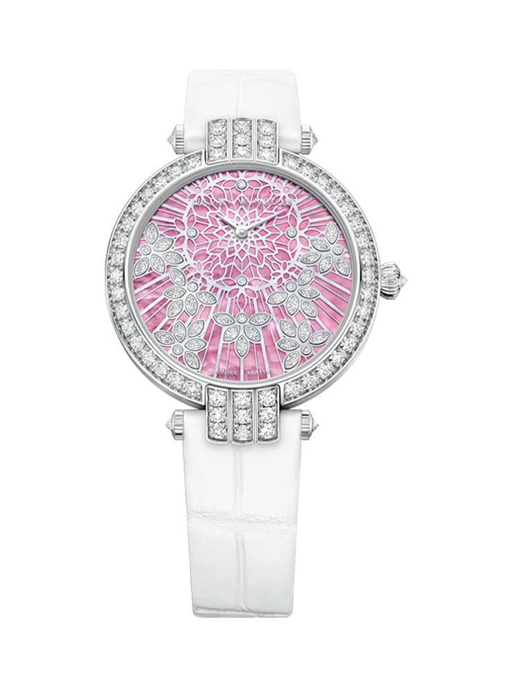 Worldofluxuryus — Harry Winston Premier Precious Lace 18K White Gold & Diamonds Lady's — Watch — resale