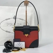 Prada — Prada Hand Crossbody Diagonal 2way Turn Lock — Handbag — resale