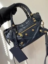 Balenciaga — Balenciaga Metallic Medium City — Handbag — resale