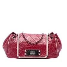 Chanel — Chanel Quilted Aged Reissue 2.55 East West Accordion Flap — Handbag — resale