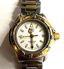 Tag — TAG Heur Professional WF1420-0 TWO Toned Stainless Steel Womans — Watch — resale