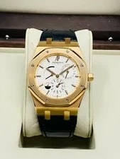 Audemars Piguet — Audemars Piguet Royal Oak Dual Time Power Reserve 39MM Rose Gold Ref. 26120OR — Watch — resale