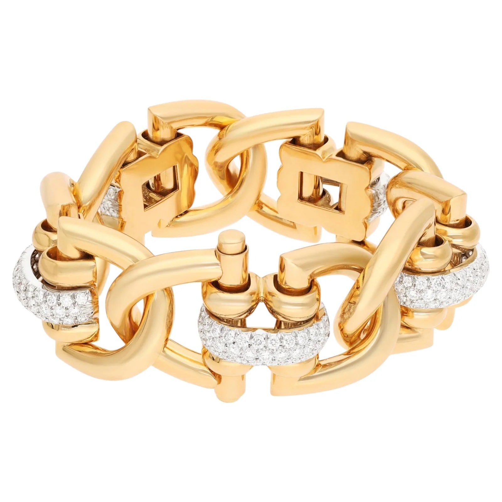Tiffany & Co. — Tiffany & Co. 18K Yellow Gold and Geometric Link — Jewelry — resale
